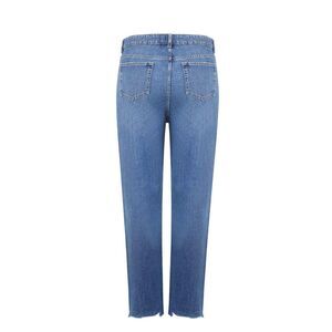 Fabric Womens/Ladies Denim Distressed Jeans / Blue